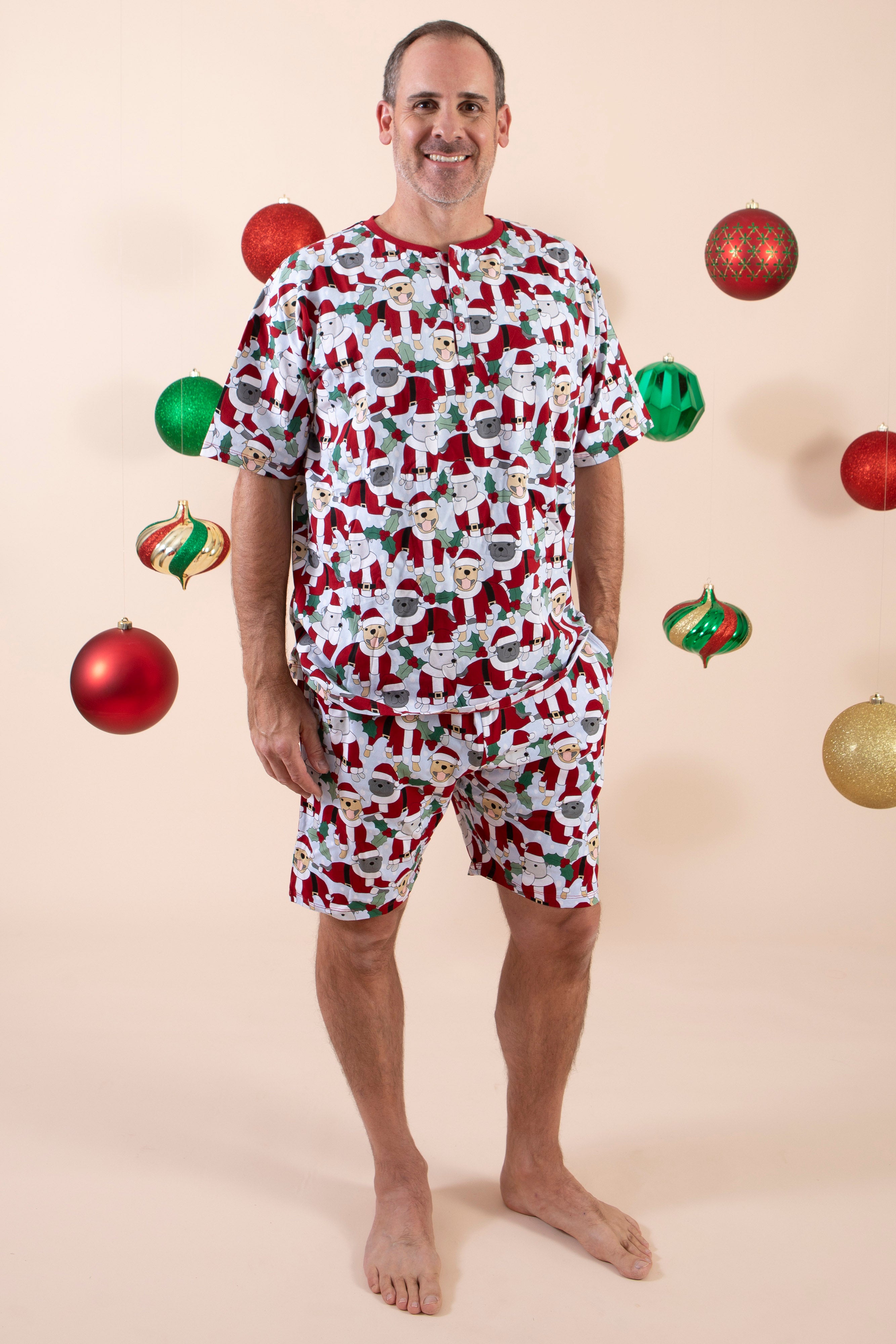 Men's Short PJs | Santa Paws