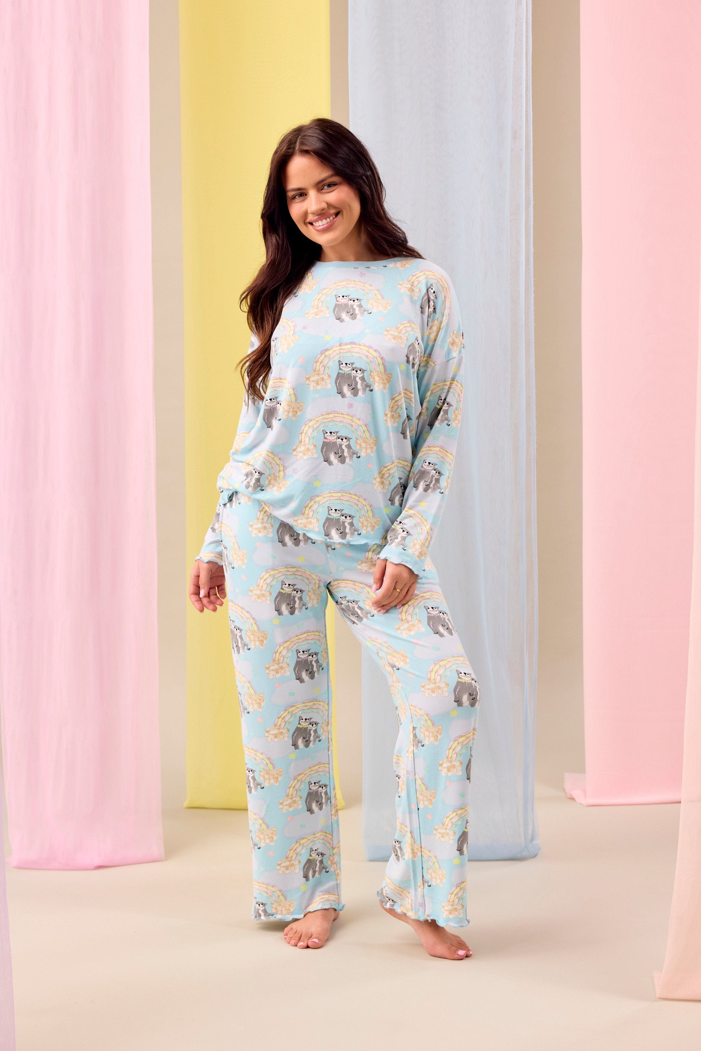 Sweet Rainbow Dreams Women's Long Pyjamas