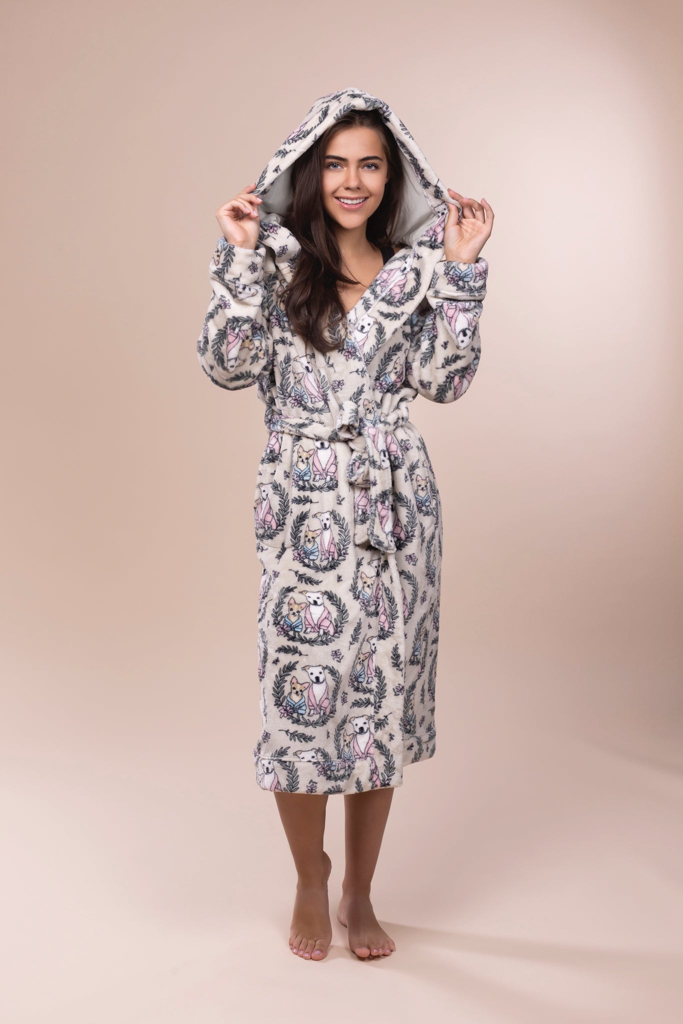 Pawfect Pals Matching Woman's Robe