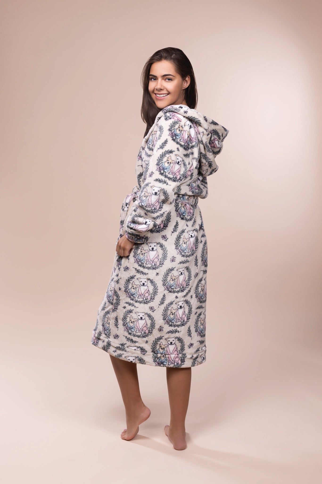 Pawfect Pals Matching Woman's Robe