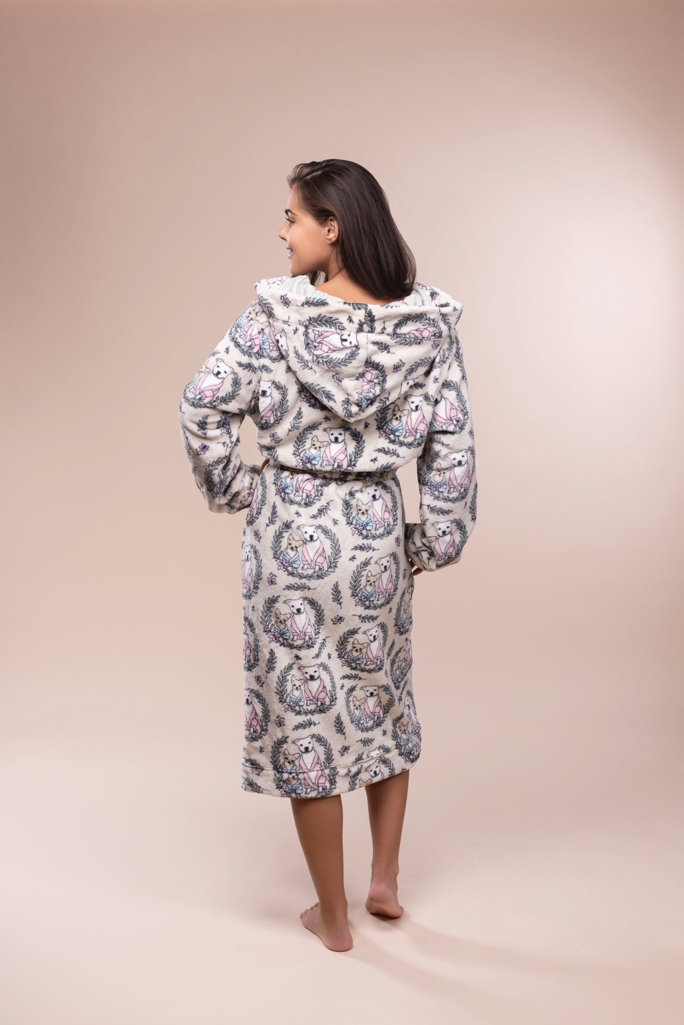 Pawfect Pals Matching Woman's Robe
