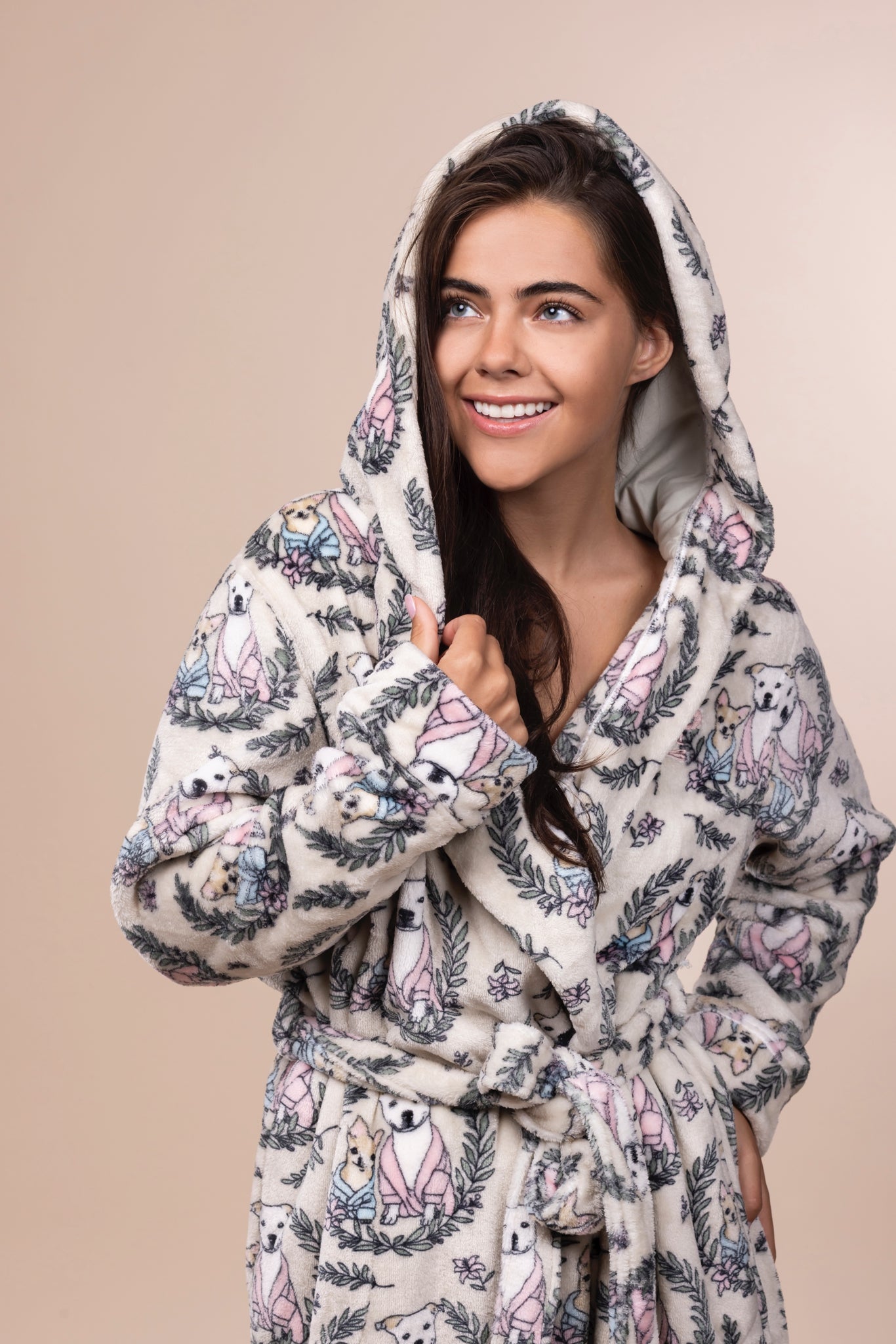 Pawfect Pals Matching Woman's Robe