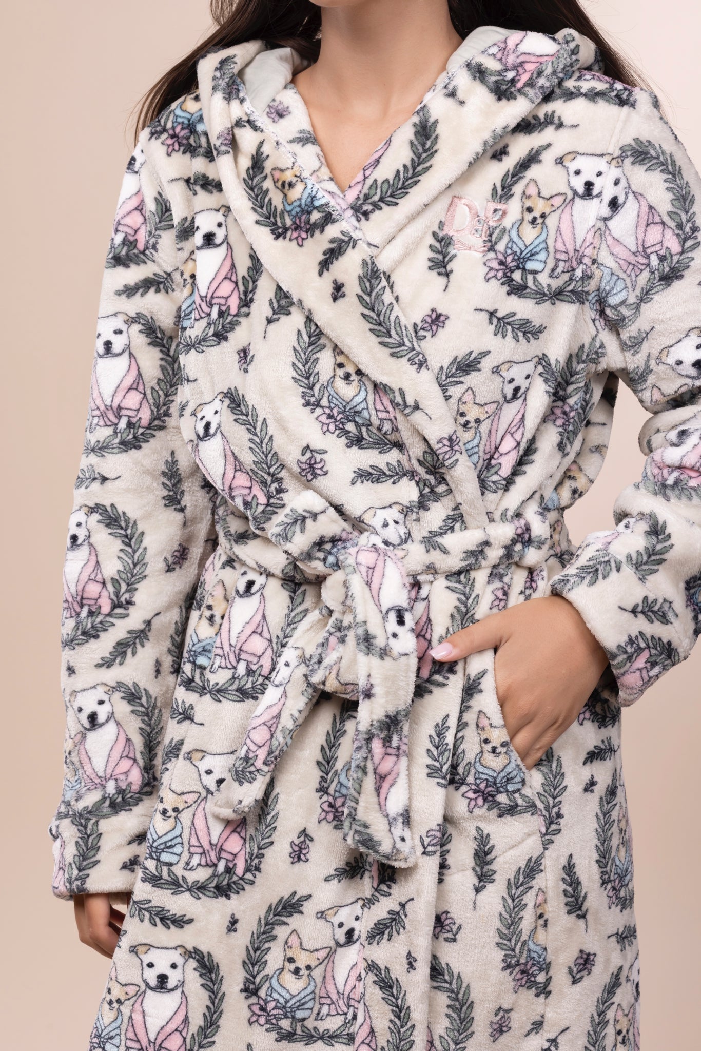 Pawfect Pals Matching Woman's Robe