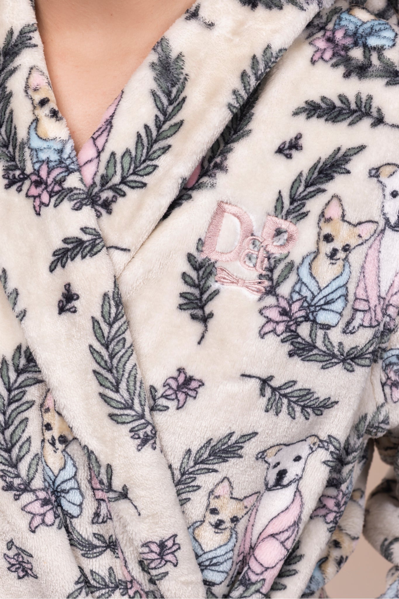 Pawfect Pals Matching Woman's Robe