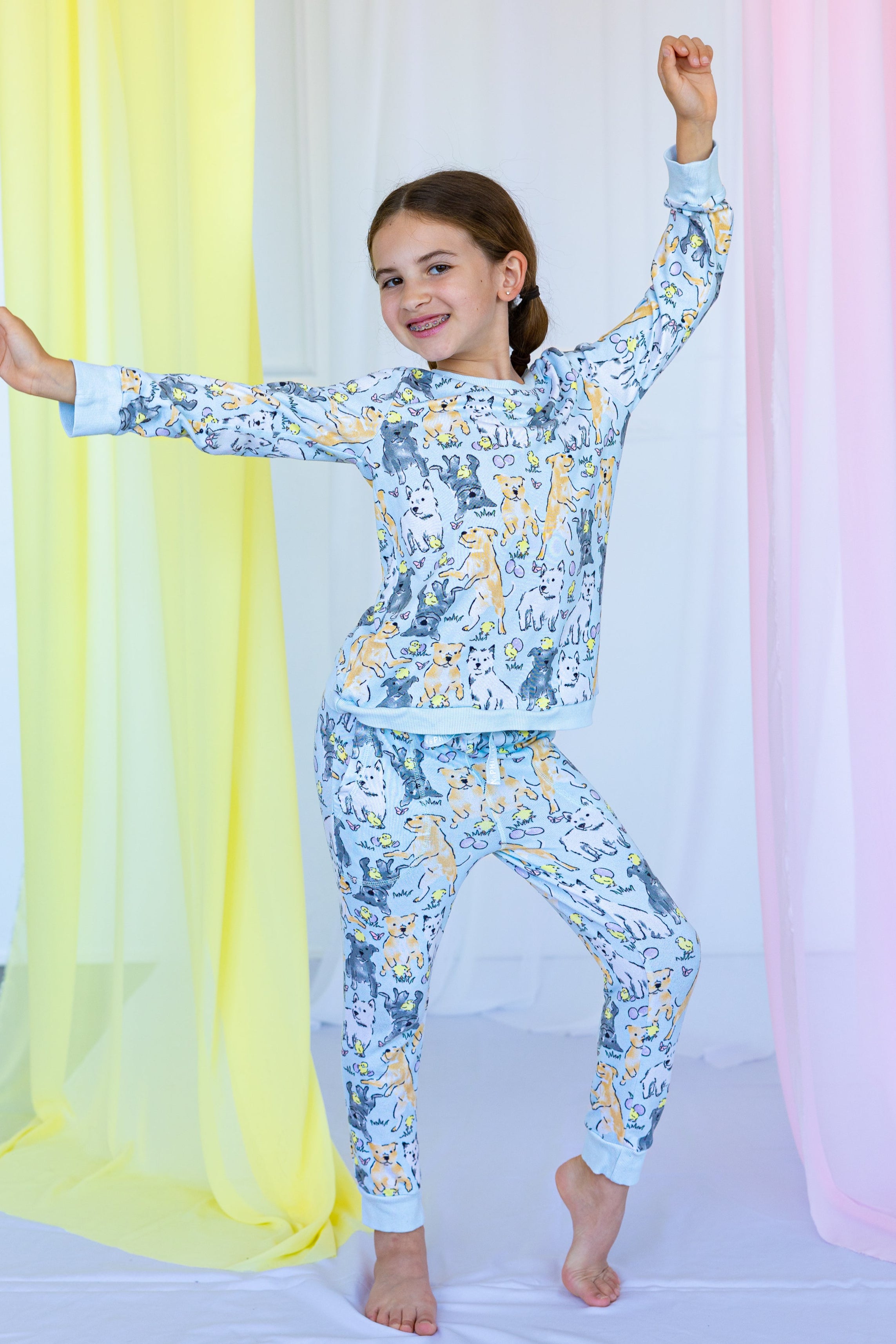 Kid's Long PJs | Easter Play Date