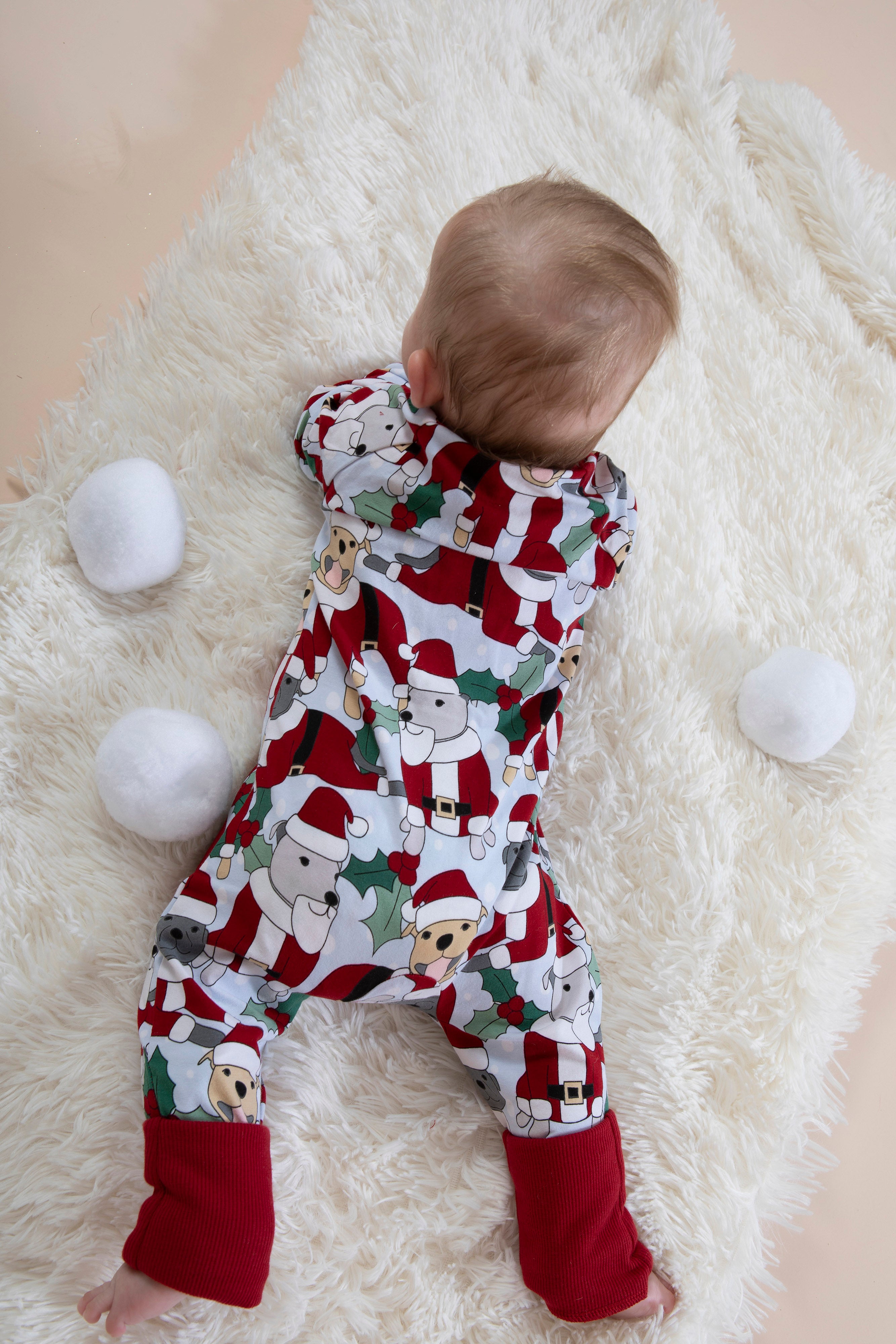 Santa Paws Baby Long Pyjamas