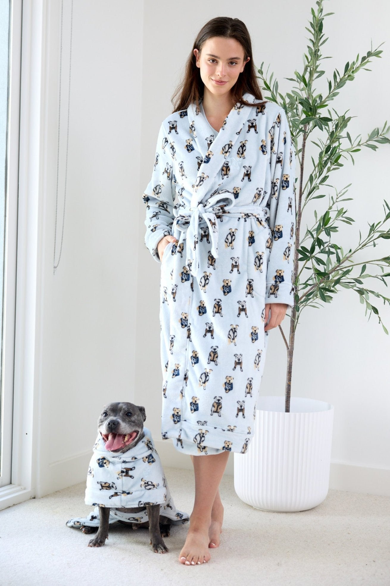 Dog Lounge Robe | Preppy Pups