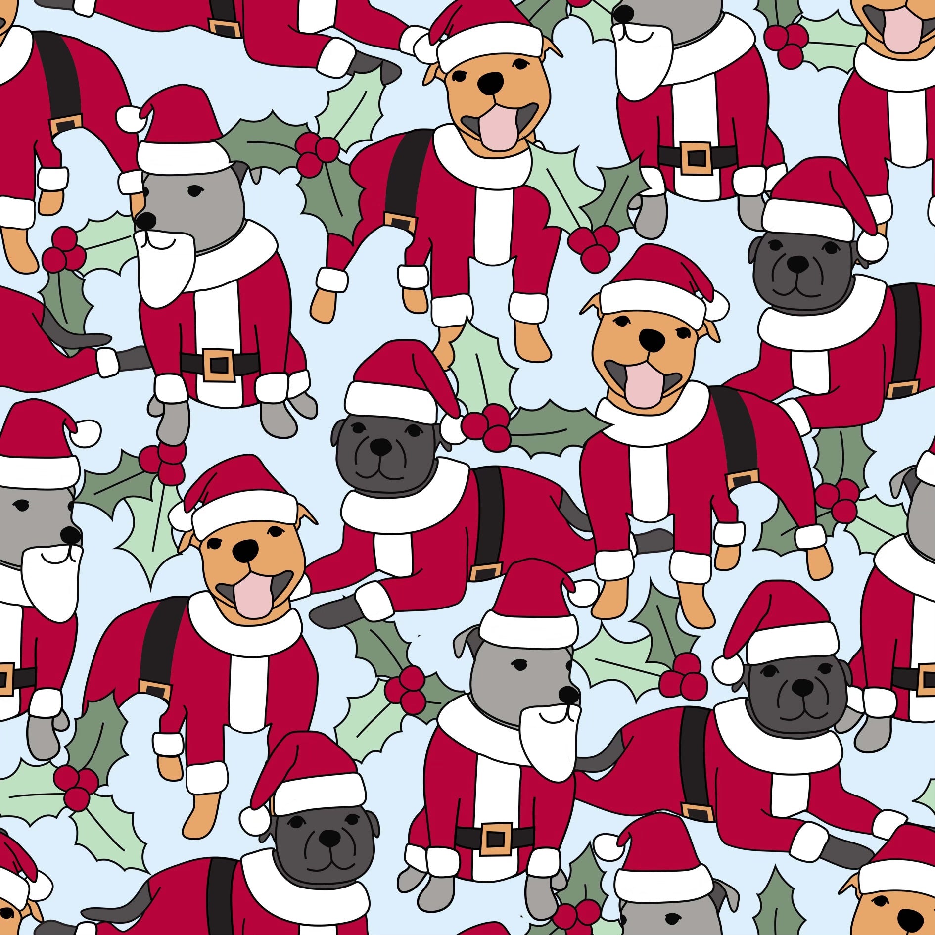 Men's Short PJs | Santa Paws