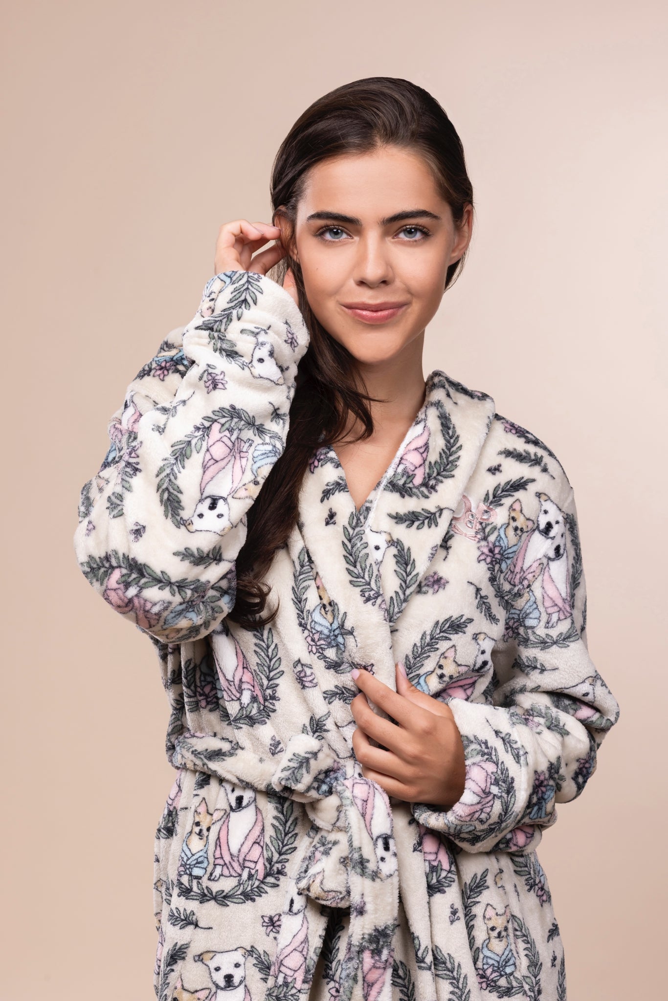 Pawfect Pals Matching Woman's Robe